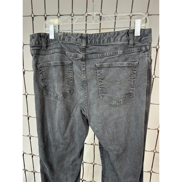 J. Jill Womens Flare Leg Stretch Jeans Size 14 Gray 99% Cotton 1% Lycra - Picture 6 of 16